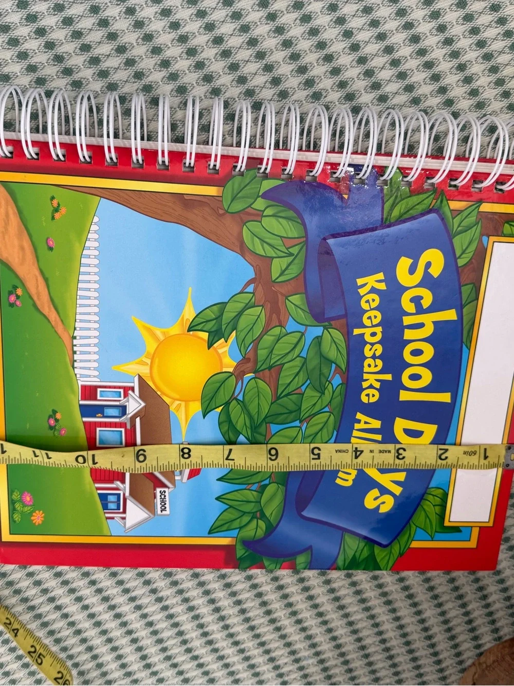 New School Keepsake Album Preschool - 12th Grade School Days Keepsake Album Red
